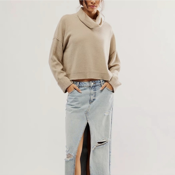 Free People Oliver soft cashmere sweater XS - Picture 1 of 10